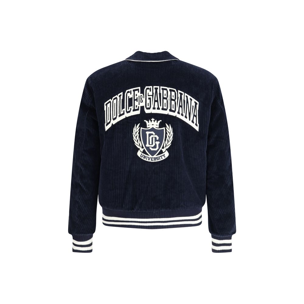 Dolce &amp; Gabbana – College-Jacke aus Cord
