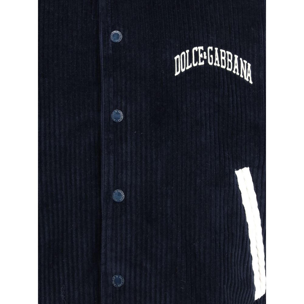 Dolce &amp; Gabbana – College-Jacke aus Cord