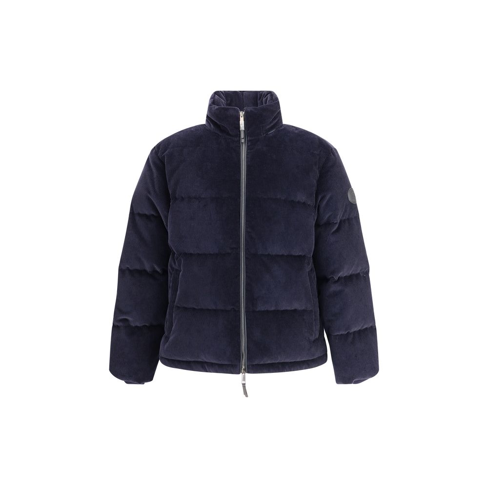 Burberry – Kurze Cord-Daunenjacke