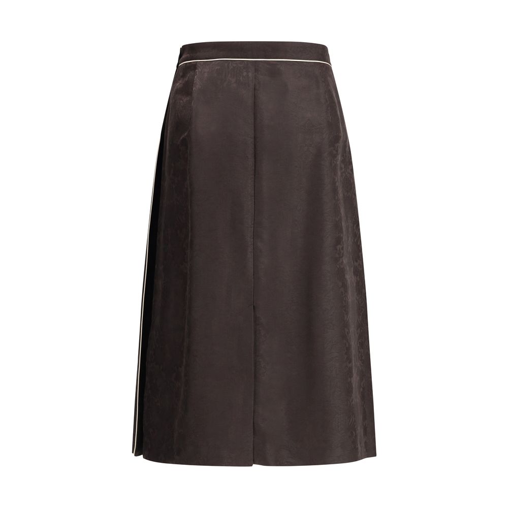 Burberry Sonnenblumen-Plisseesonnenblumen-Rock