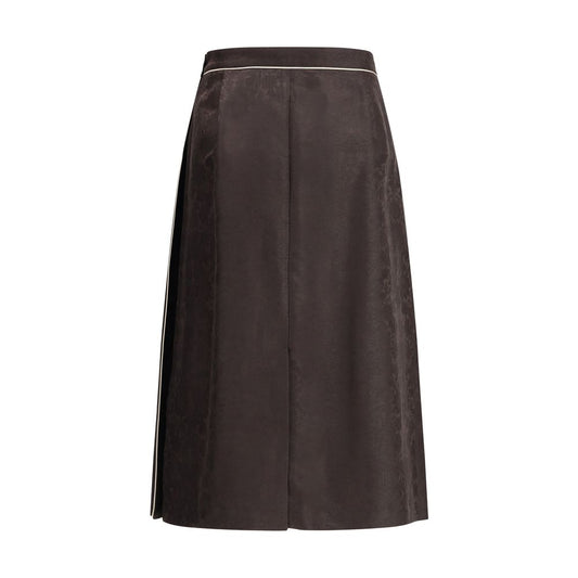 Burberry Sonnenblumen-Plisseesonnenblumen-Rock