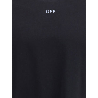 Off-White – T-Shirt mit Schablonenpfeil-Skate-Logo