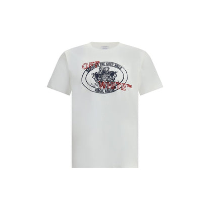 Off-White – Schmales T-Shirt mit Pfeil-Print