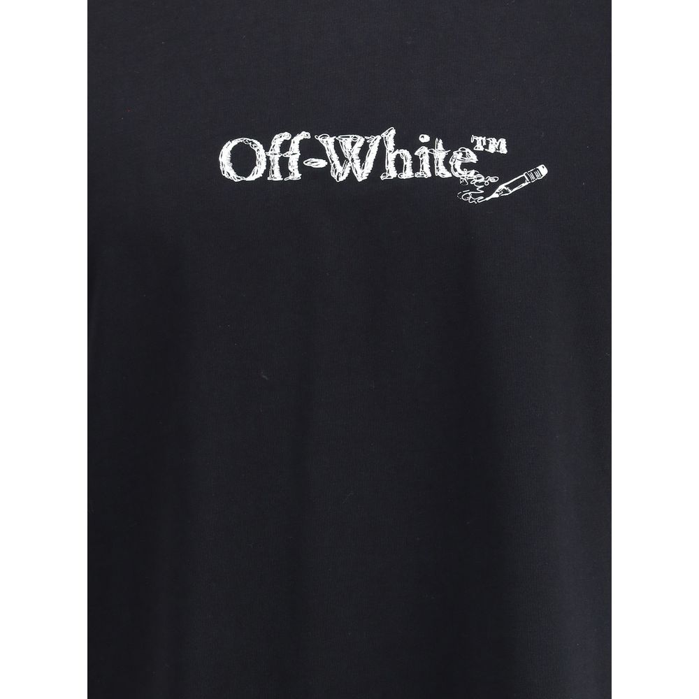 Off-White – T-Shirt mit Scribble Arrow-Skate-Logo
