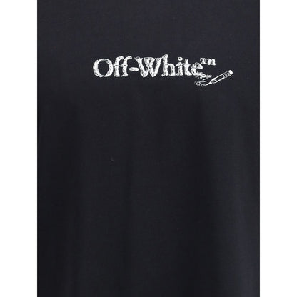 Off-White – T-Shirt mit Scribble Arrow-Skate-Logo
