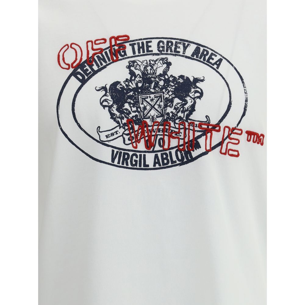 Off-White – Schmales T-Shirt mit Pfeil-Print