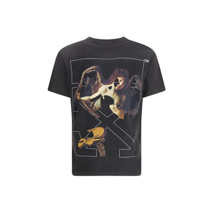 Off-White – Schmales T-Shirt mit Cupid-Pfeil