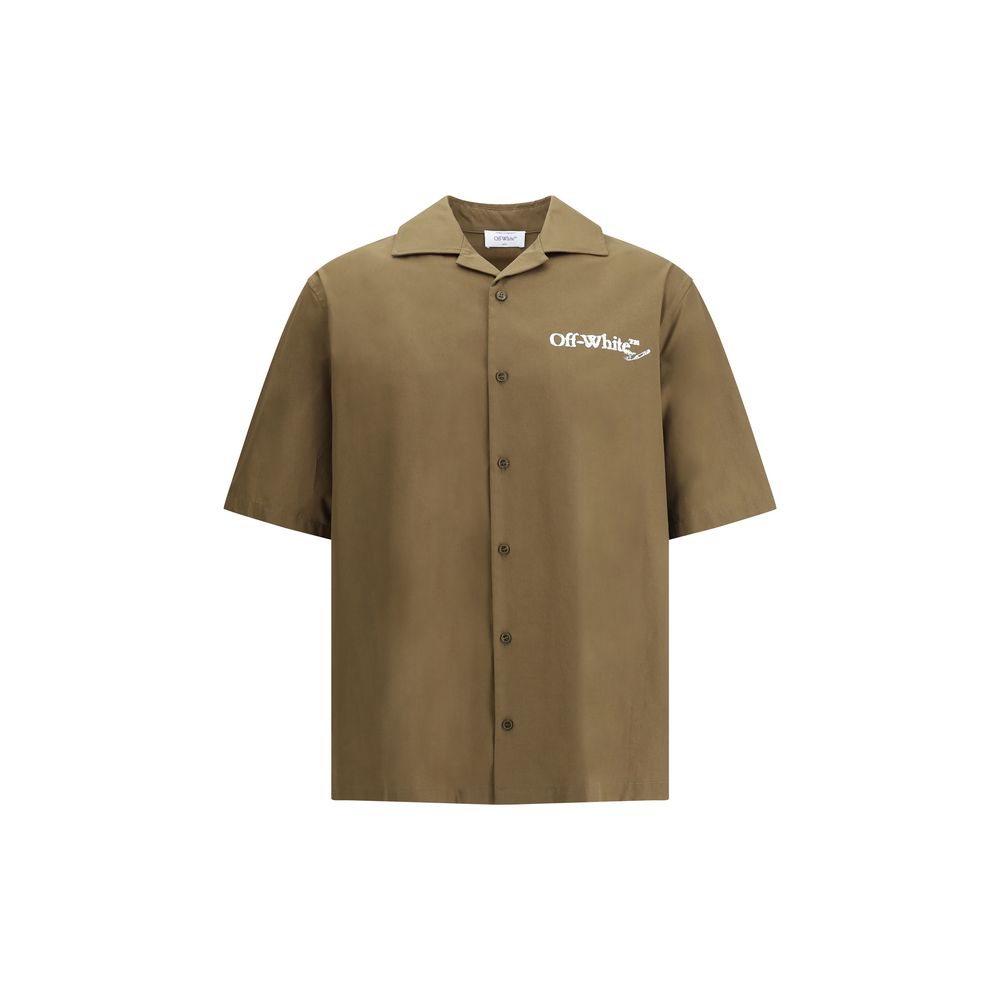 Off-White Bowlinghemd aus Popeline