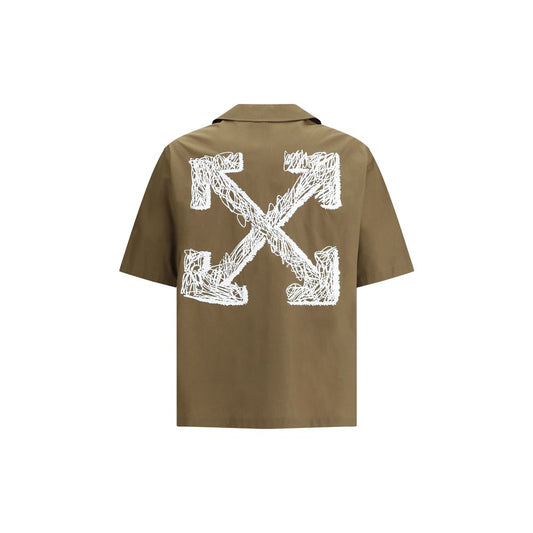 Off-White Bowlinghemd aus Popeline