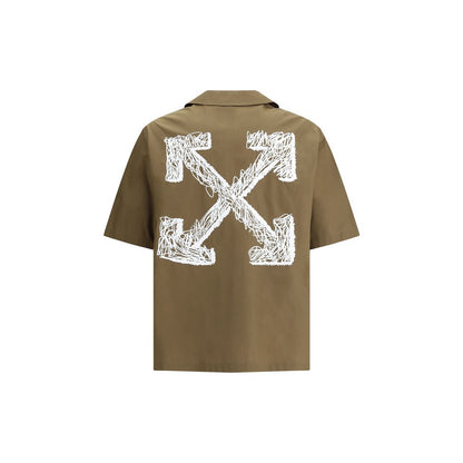 Off-White Bowlinghemd aus Popeline