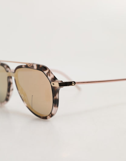 Dolce &amp; Gabbana DG4330 Sonnenbrille mit Schildpatt-Fliegergestell