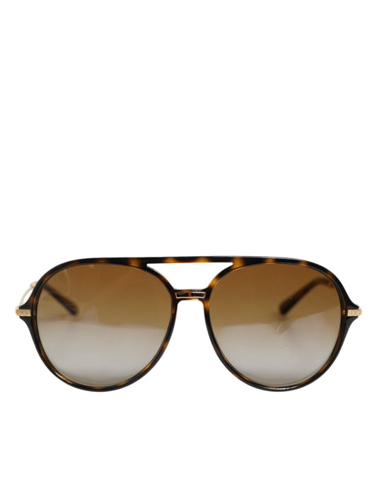 Dolce & Gabbana DG6159 Sonnenbrille mit polarisiertem Rahmen und Verlaufsgläsern in Havanna