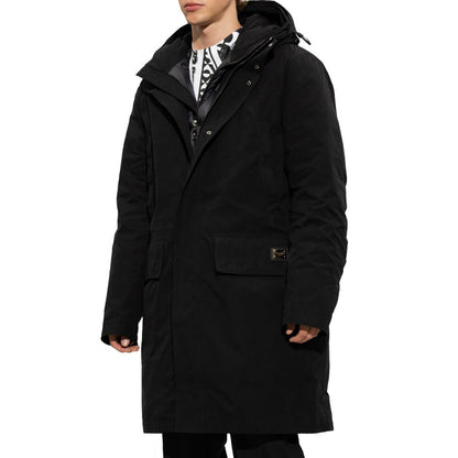 Dolce &amp; Gabbana Schwarze Baumwolljacken und -mäntel