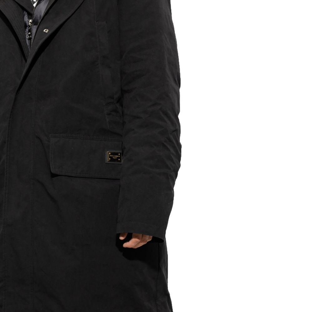 Dolce &amp; Gabbana Schwarze Baumwolljacken und -mäntel