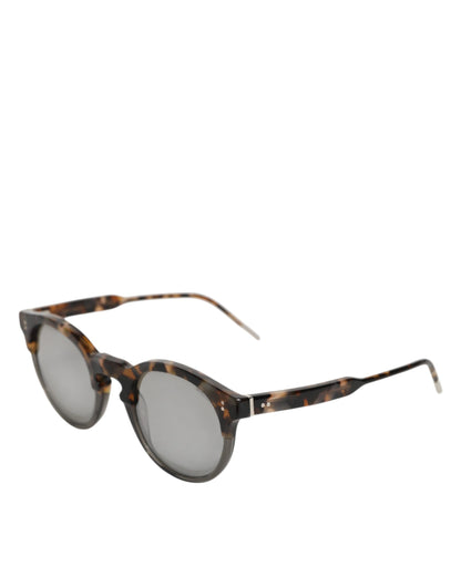 Dolce &amp; Gabbana DG4334B Sonnenbrille mit rundem Rahmen in Braun mit Schildpatt-Optik