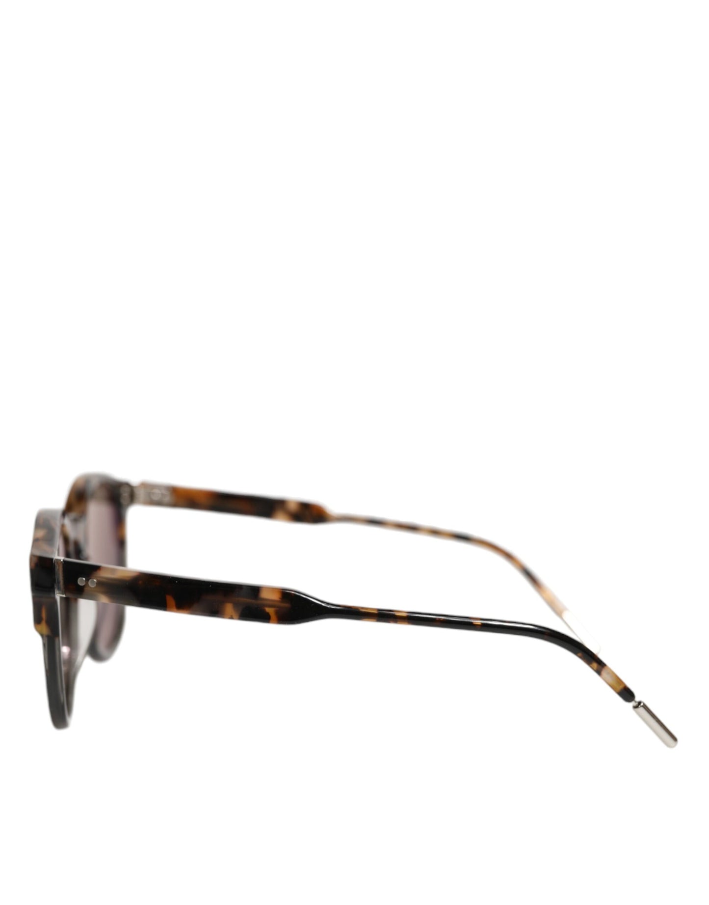 Dolce &amp; Gabbana DG4334B Sonnenbrille mit rundem Rahmen in Braun mit Schildpatt-Optik