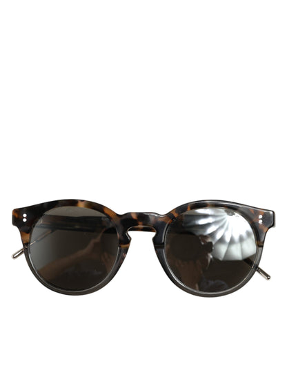 Dolce &amp; Gabbana DG4334B Sonnenbrille mit rundem Rahmen in Braun mit Schildpatt-Optik