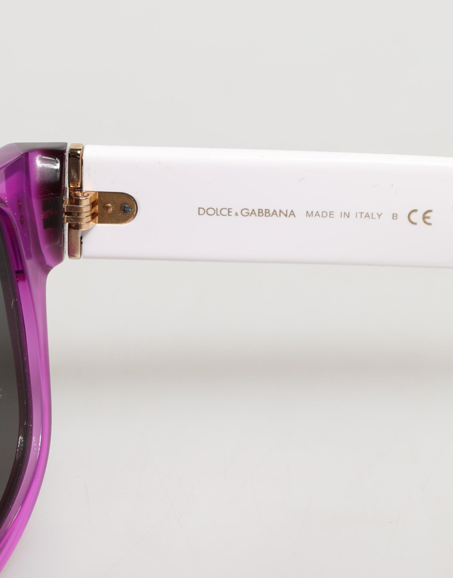 Dolce &amp; Gabbana DG4356F Sonnenbrille im Pilotenstil aus weißem Acetat