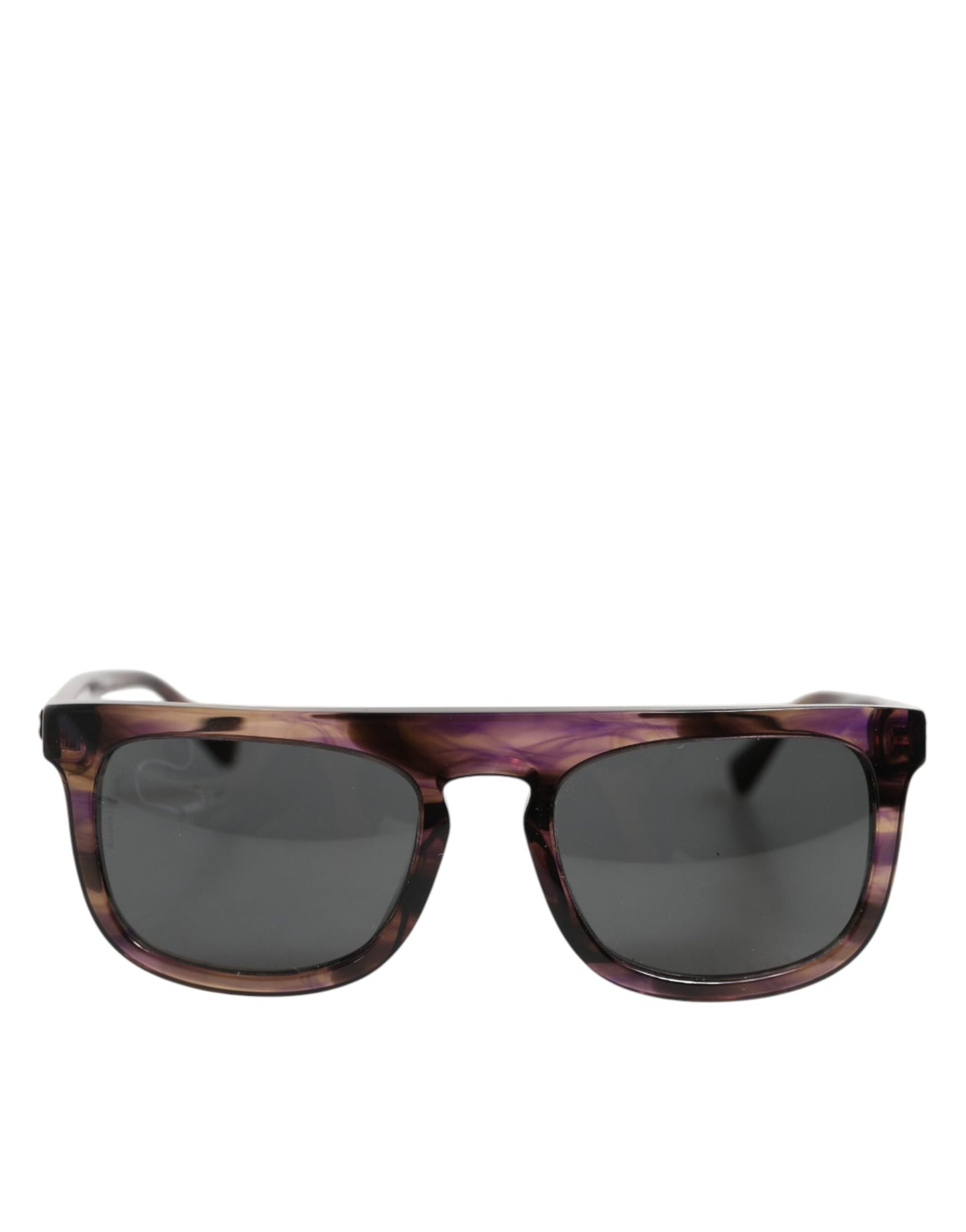 Dolce &amp; Gabbana DG4390F – Sonnenbrille mit Vollrand und runden Acetatgläsern in Havanna