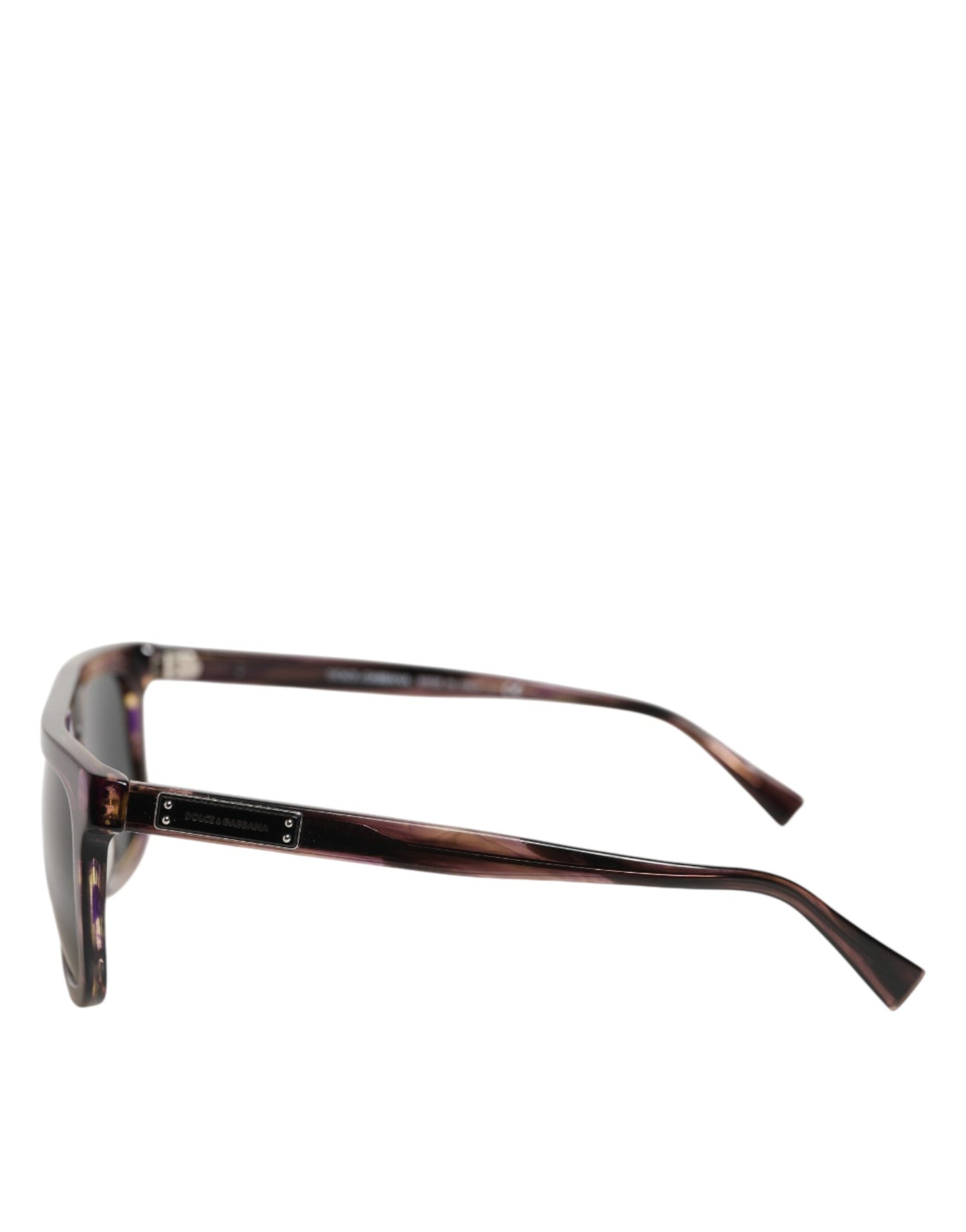 Dolce &amp; Gabbana DG4390F – Sonnenbrille mit Vollrand und runden Acetatgläsern in Havanna