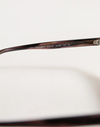 Dolce &amp; Gabbana DG4390F – Sonnenbrille mit Vollrand und runden Acetatgläsern in Havanna