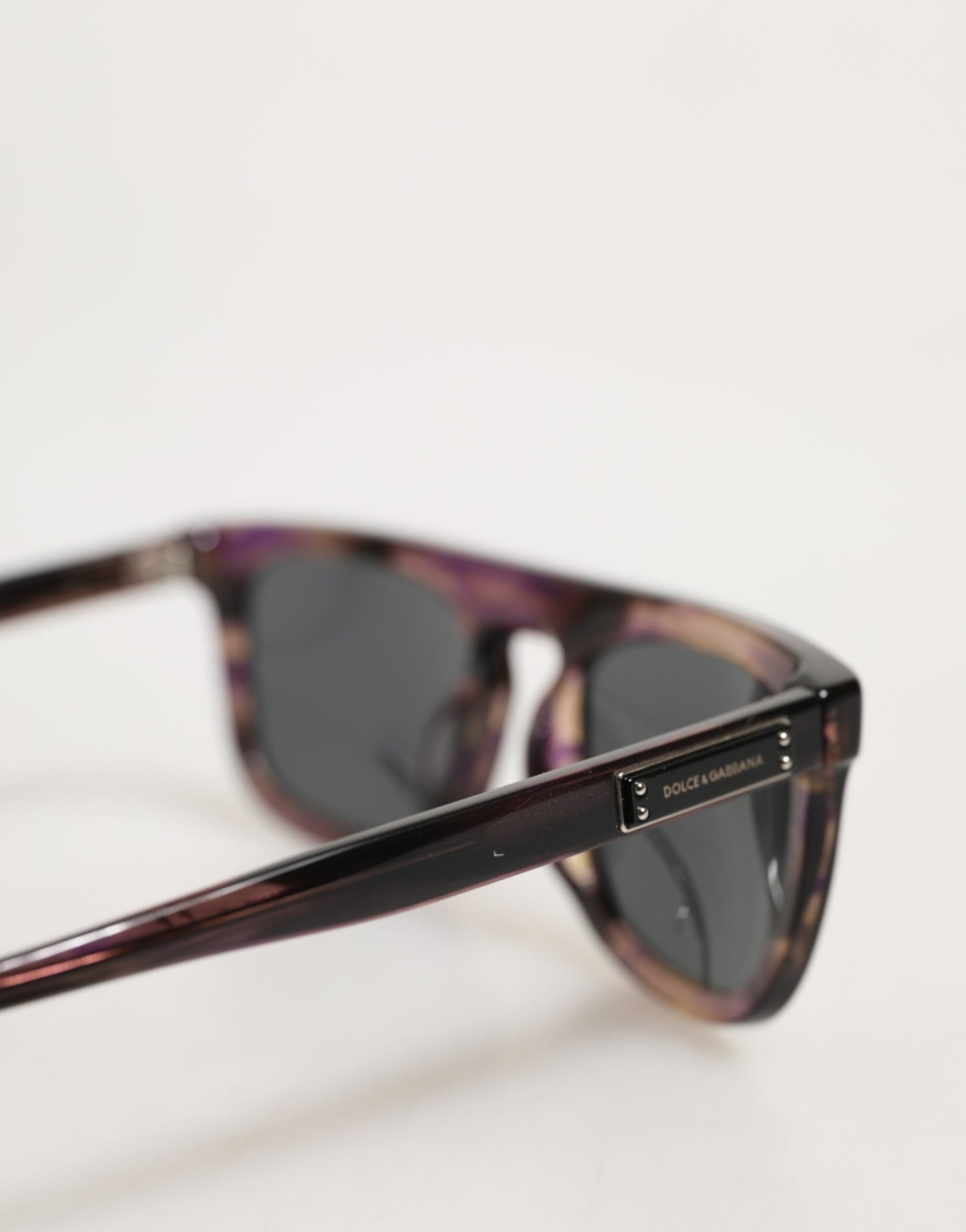 Dolce &amp; Gabbana DG4390F – Sonnenbrille mit Vollrand und runden Acetatgläsern in Havanna