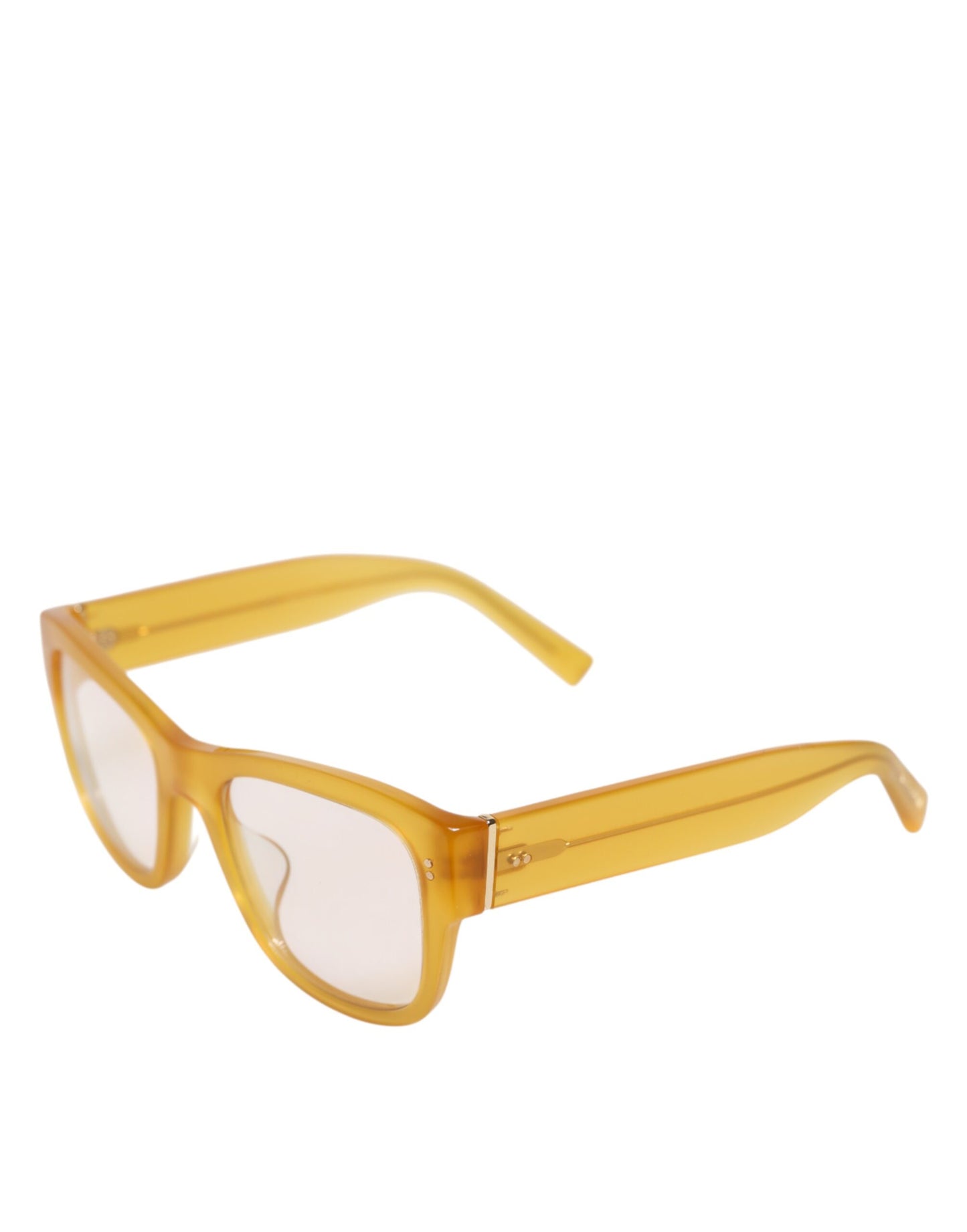 Dolce &amp; Gabbana – Exzentrische Sonnenbrille aus gelbem Acetat
