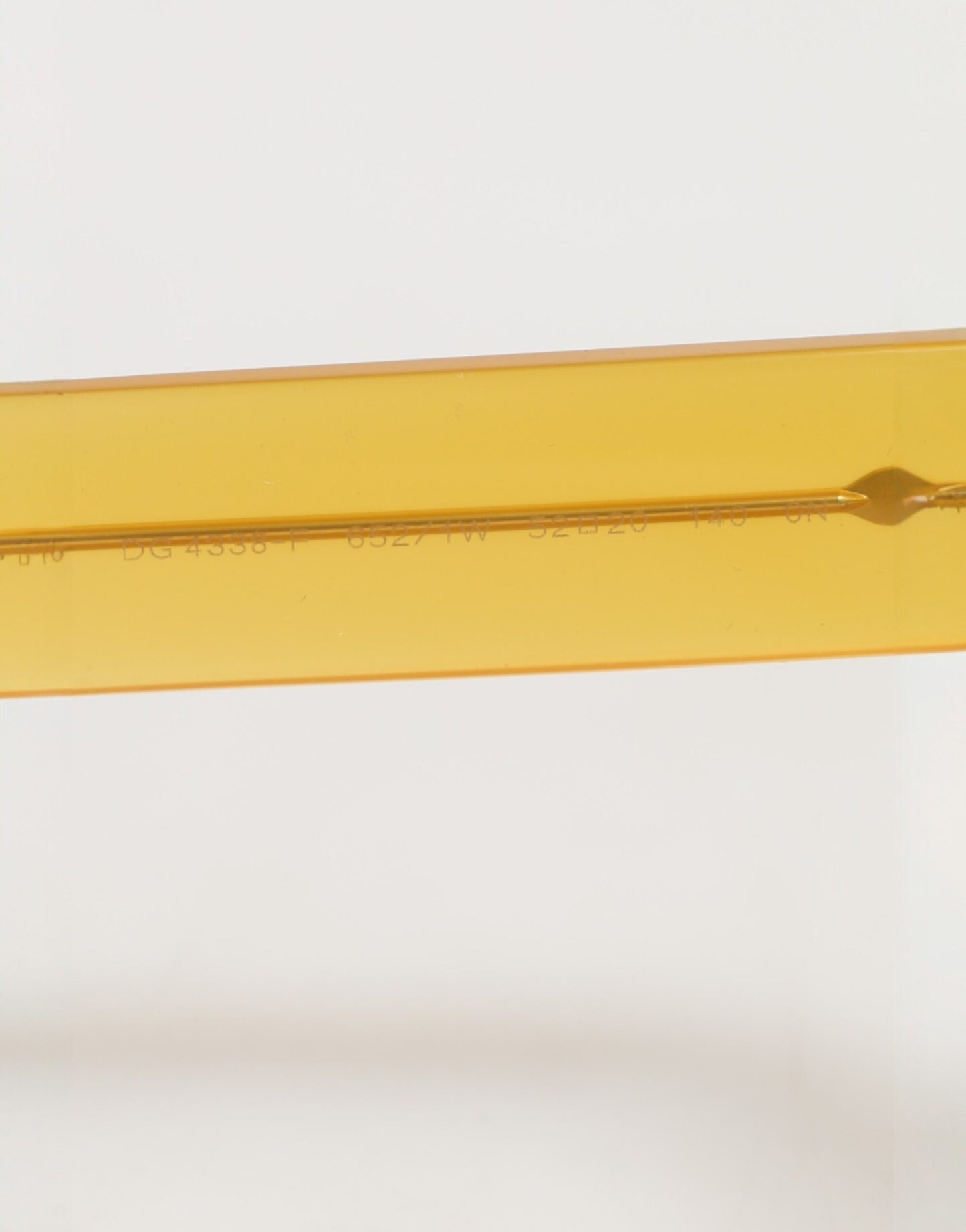 Dolce &amp; Gabbana – Exzentrische Sonnenbrille aus gelbem Acetat