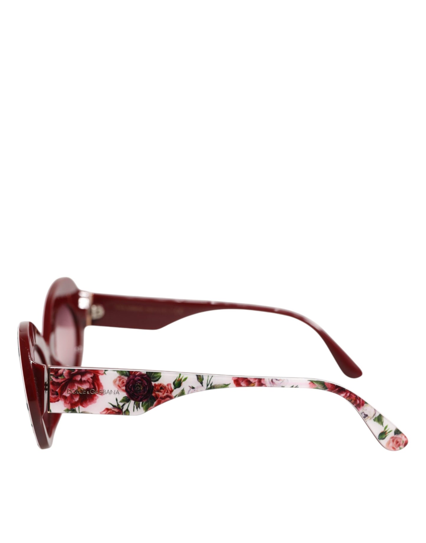 Dolce &amp; Gabbana – Ovale Sonnenbrille aus Acetat mit Blumendruck