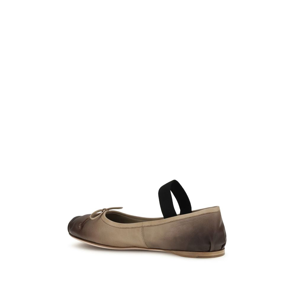 Miu Miu Lederballerinas