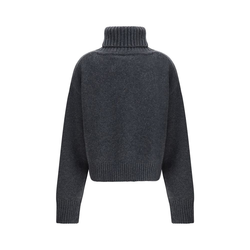 Extreme Cashmere N°434 Kurzer Xtra Rollkragenpullover aus Kaschmir