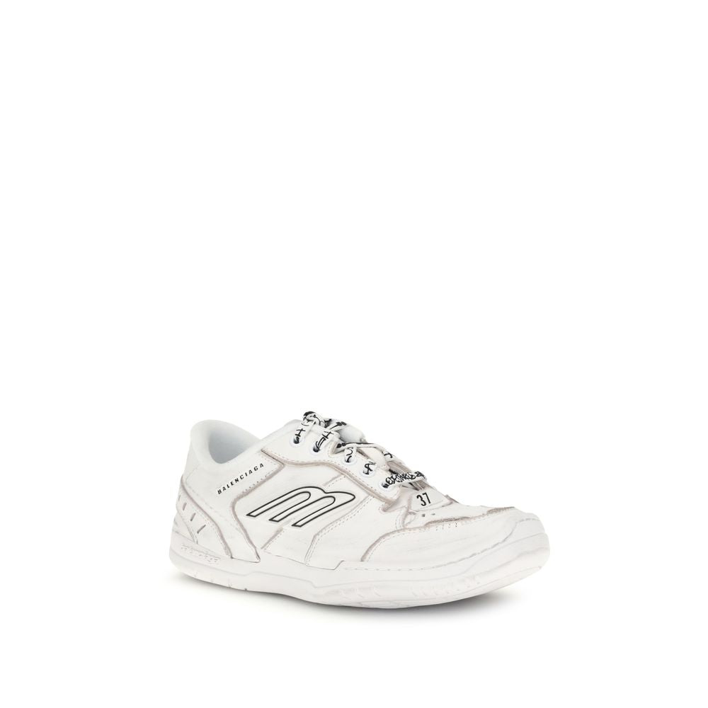 Balenciaga Sneaker aus weißem Kalbsleder, Modell Bos Taurus Athletic