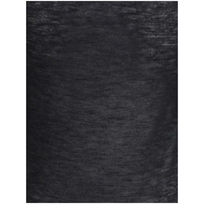 Saint Laurent Black Cashmere Long Sleeve T-Shirt