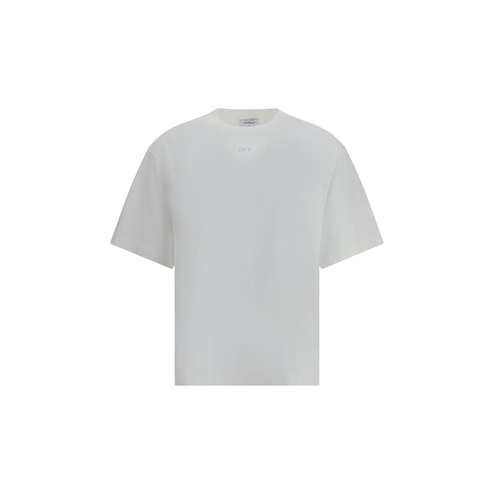 Off-White – T-Shirt mit Schablonenpfeil-Skate-Logo