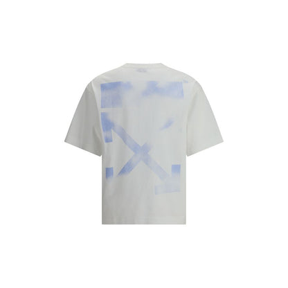 Off-White – T-Shirt mit Schablonenpfeil-Skate-Logo