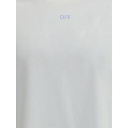 Off-White – T-Shirt mit Schablonenpfeil-Skate-Logo