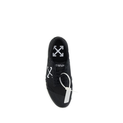 Off-White Black Calf Leather Bos Taurus Low Top Sneakers