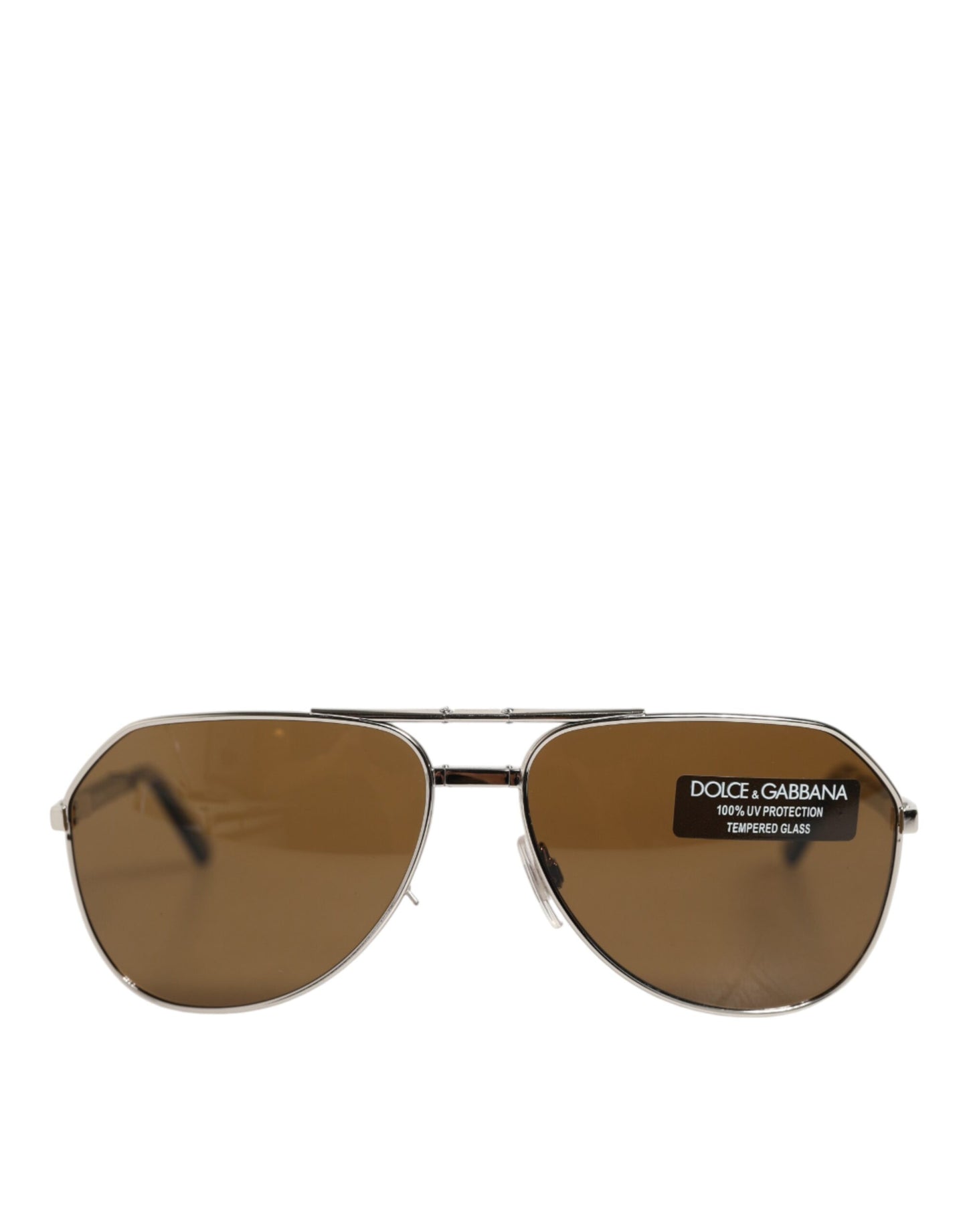 Dolce &amp; Gabbana DG2106K Pilotenbrille mit silbernem Rahmen