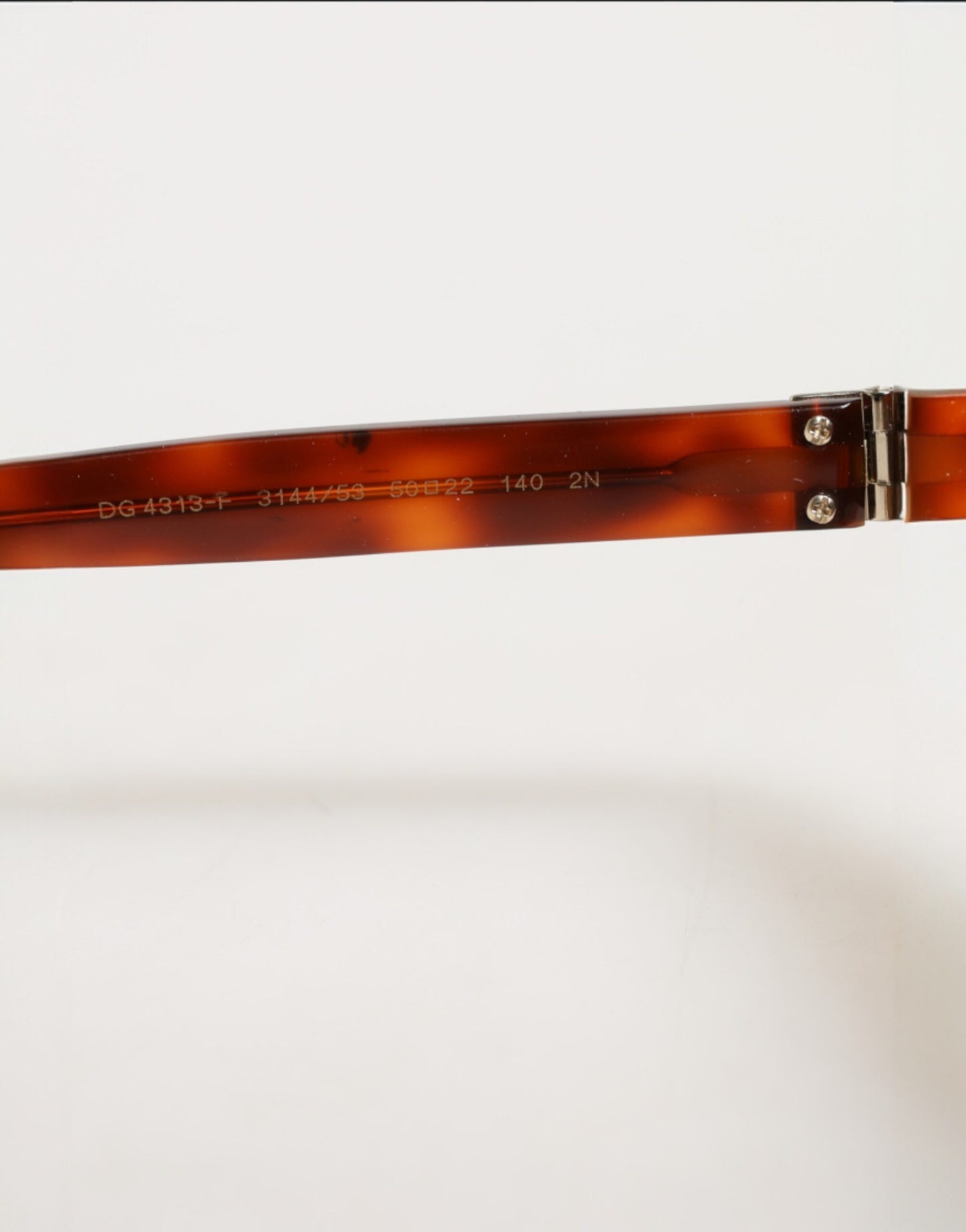 Dolce &amp; Gabbana DG4313F Sonnenbrille mit braunem Schildpatt-Pilotenrahmen