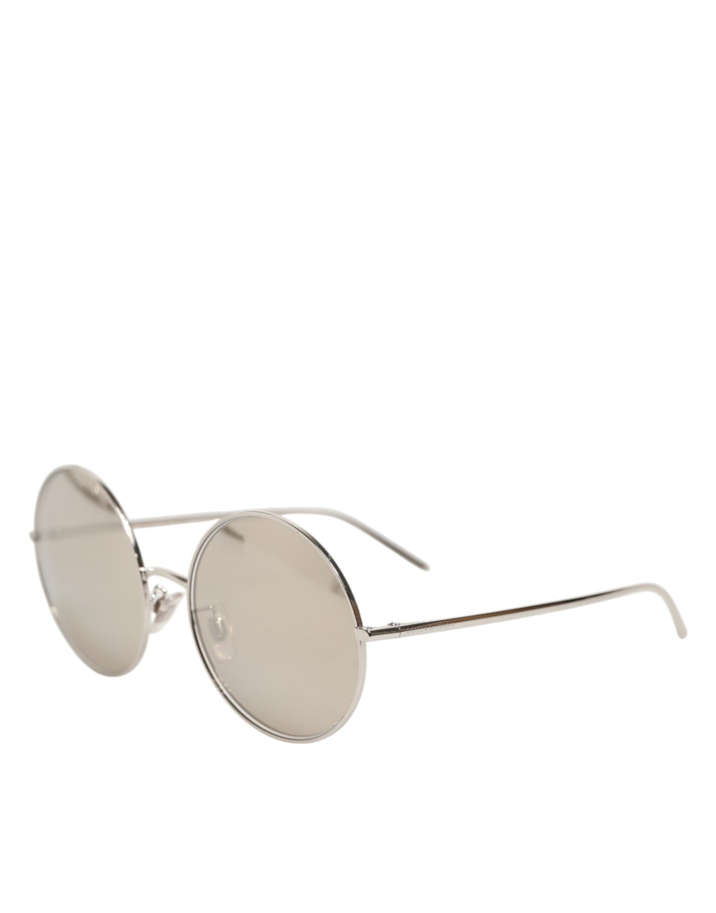 Dolce &amp; Gabbana DG2215K Sonnenbrille mit runden Metallrahmen in Silber
