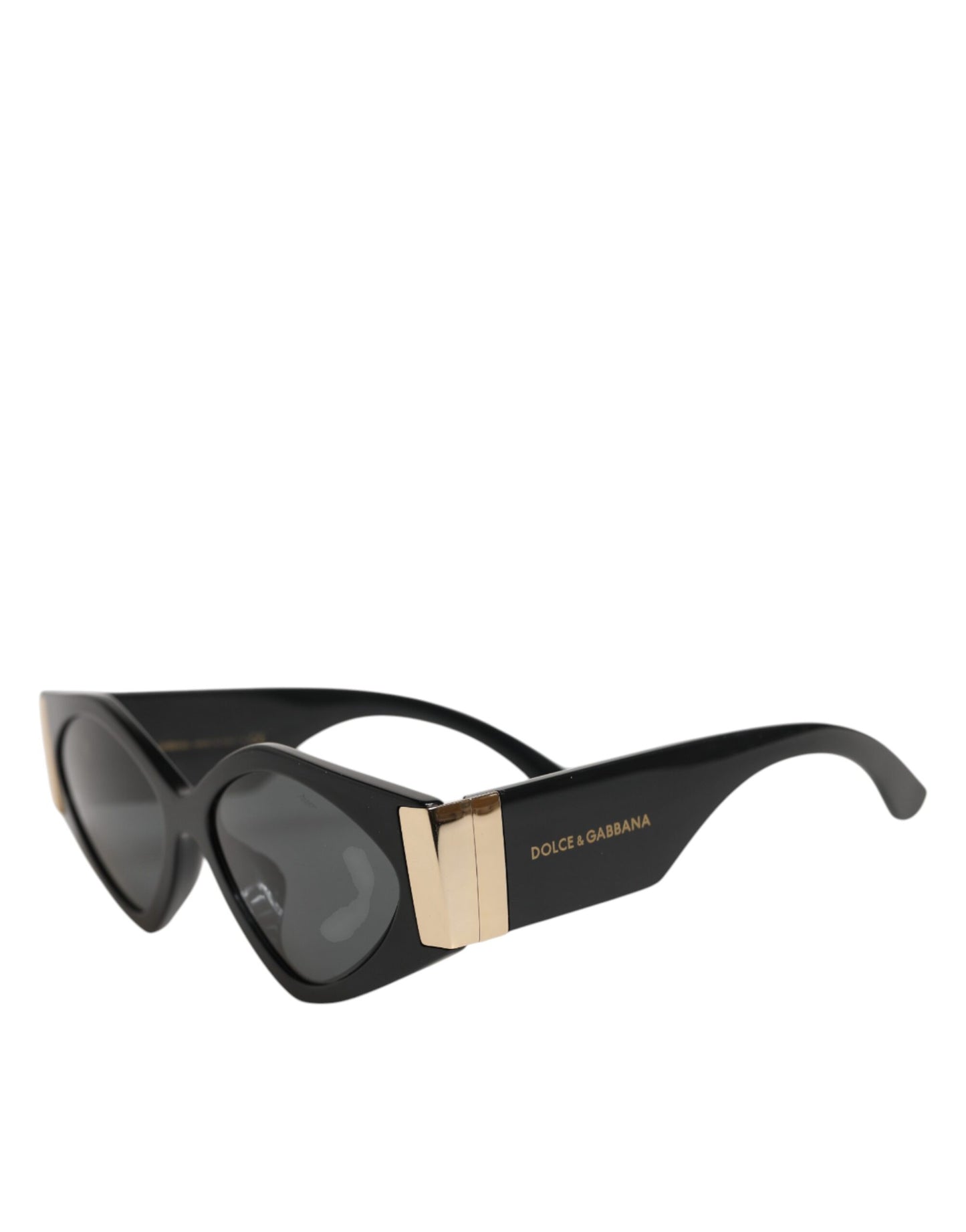 Dolce &amp; Gabbana DG4396 Sonnenbrille mit unregelmäßigem Rahmen und grauem Farbverlauf in Schwarz