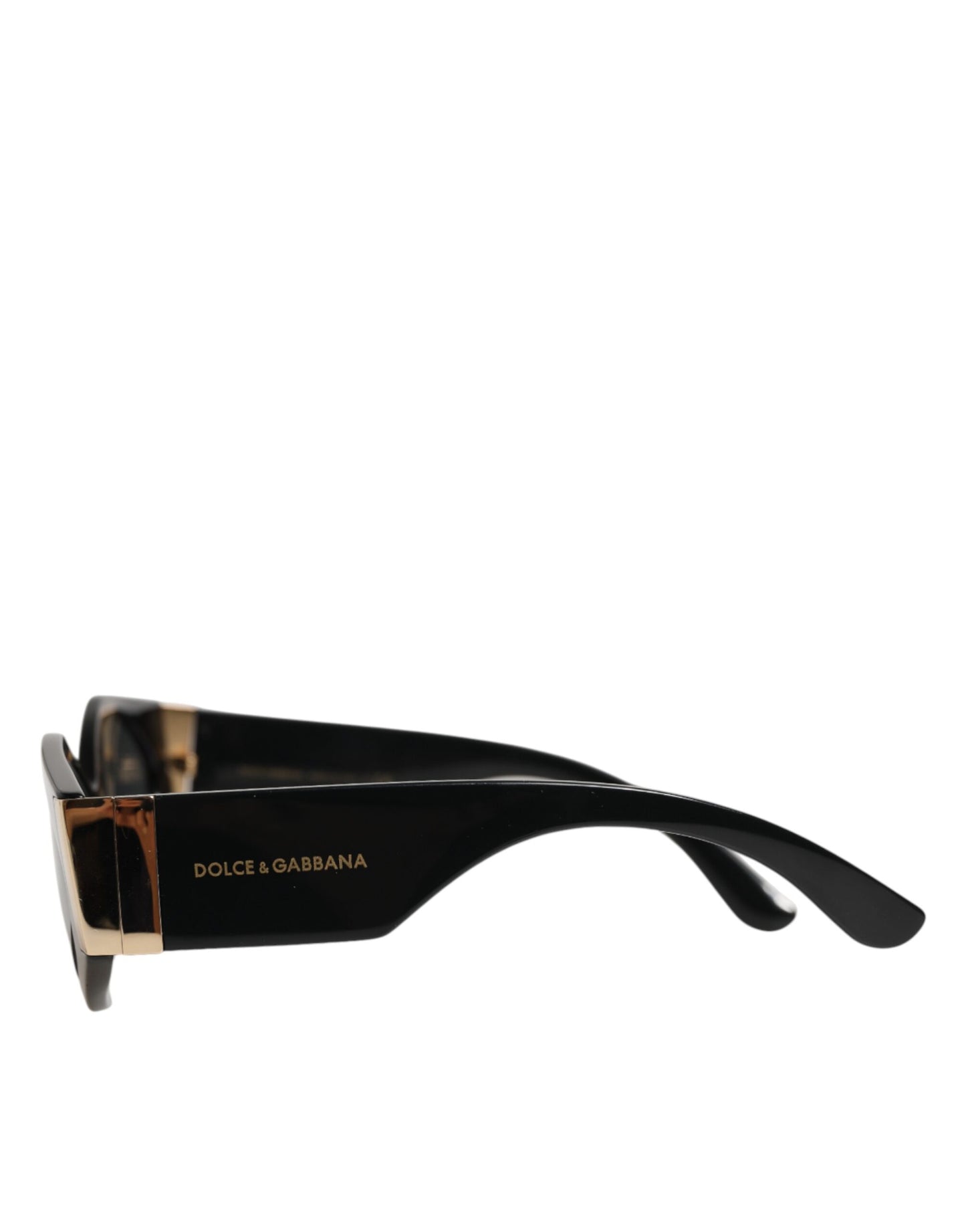 Dolce &amp; Gabbana DG4396 Sonnenbrille mit unregelmäßigem Rahmen und grauem Farbverlauf in Schwarz