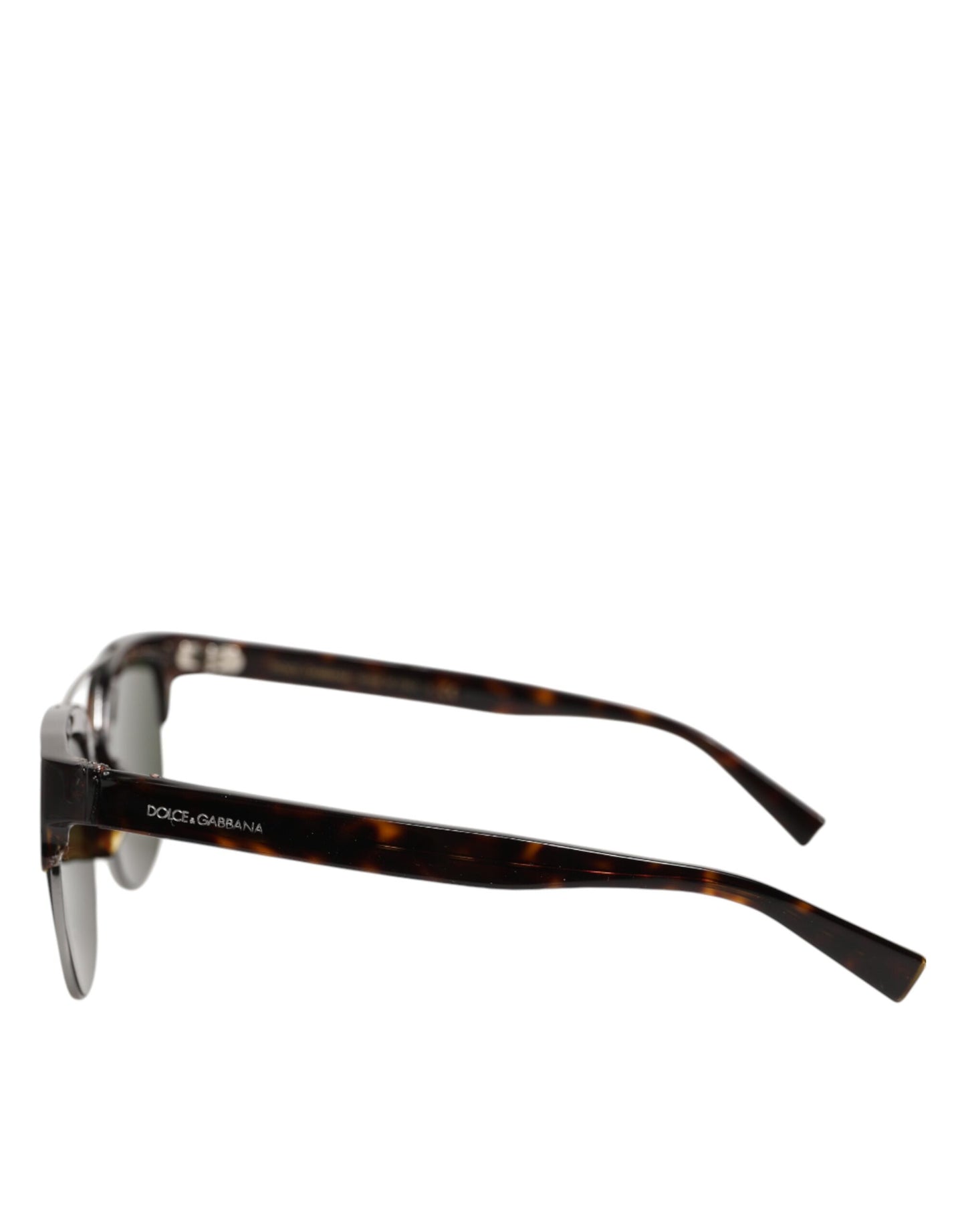 Dolce &amp; Gabbana DG4317F Sonnenbrille mit braunem Schildpatt-Pilotenrahmen