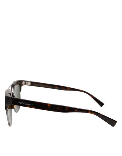 Dolce &amp; Gabbana DG4317F Sonnenbrille mit braunem Schildpatt-Pilotenrahmen