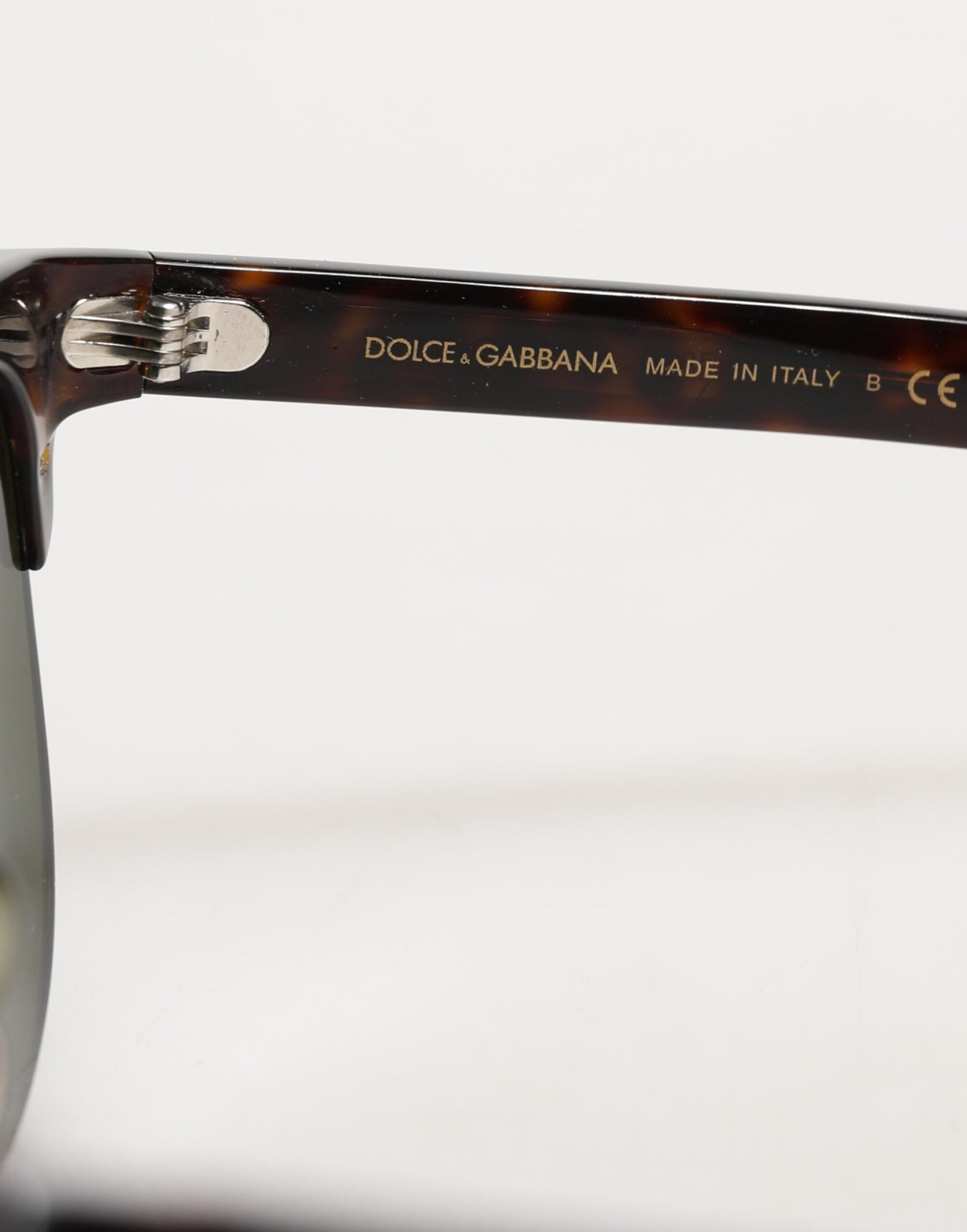 Dolce &amp; Gabbana DG4317F Sonnenbrille mit braunem Schildpatt-Pilotenrahmen