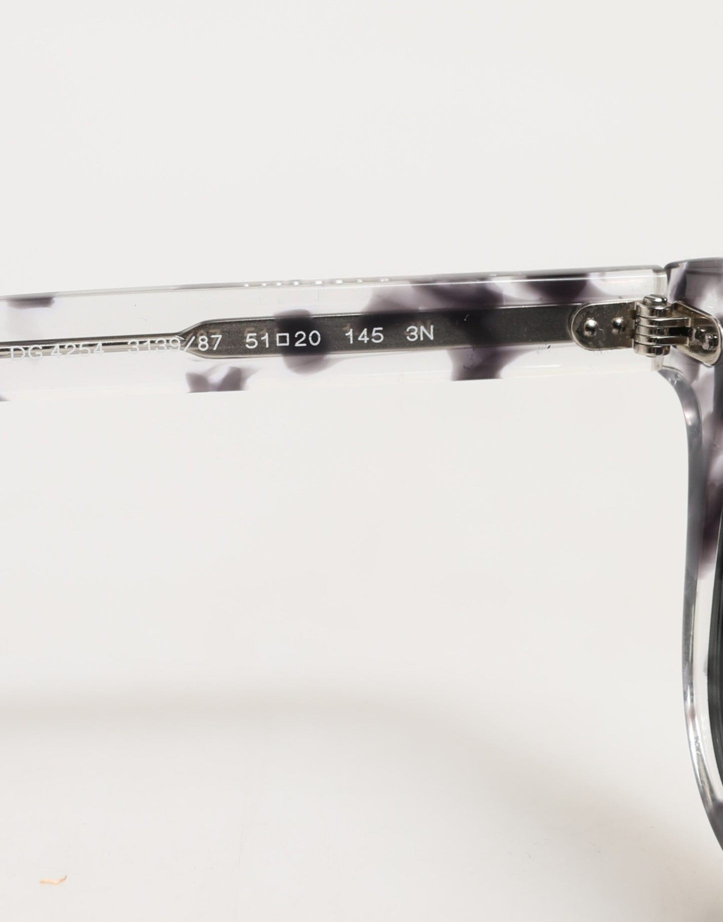 Dolce &amp; Gabbana DG4254 Sonnenbrille mit klaren, schwarz getönten Gläsern in Havanna