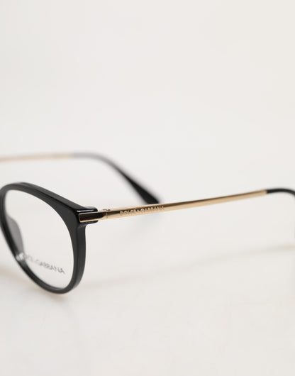 Dolce &amp; Gabbana DG3242 Schwarze Acetat-Cat-Eye-Brille mit Lesebrille