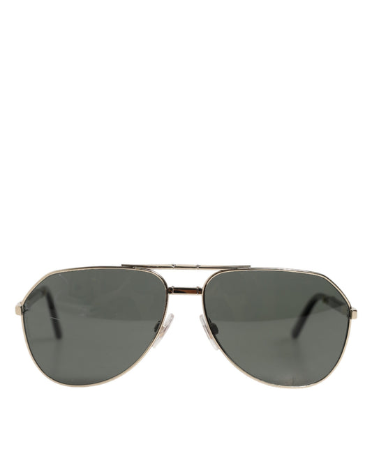 Dolce &amp; Gabbana DG2106K – Sonnenbrille mit polarisiertem Metallrahmen und schwarzer Vergoldung