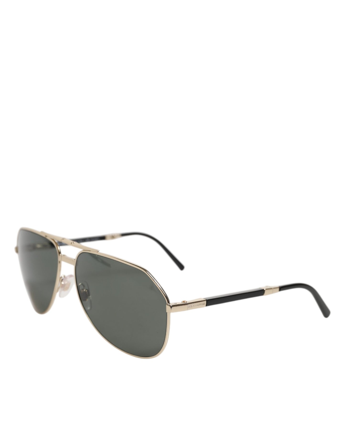 Dolce &amp; Gabbana DG2106K – Sonnenbrille mit polarisiertem Metallrahmen und schwarzer Vergoldung