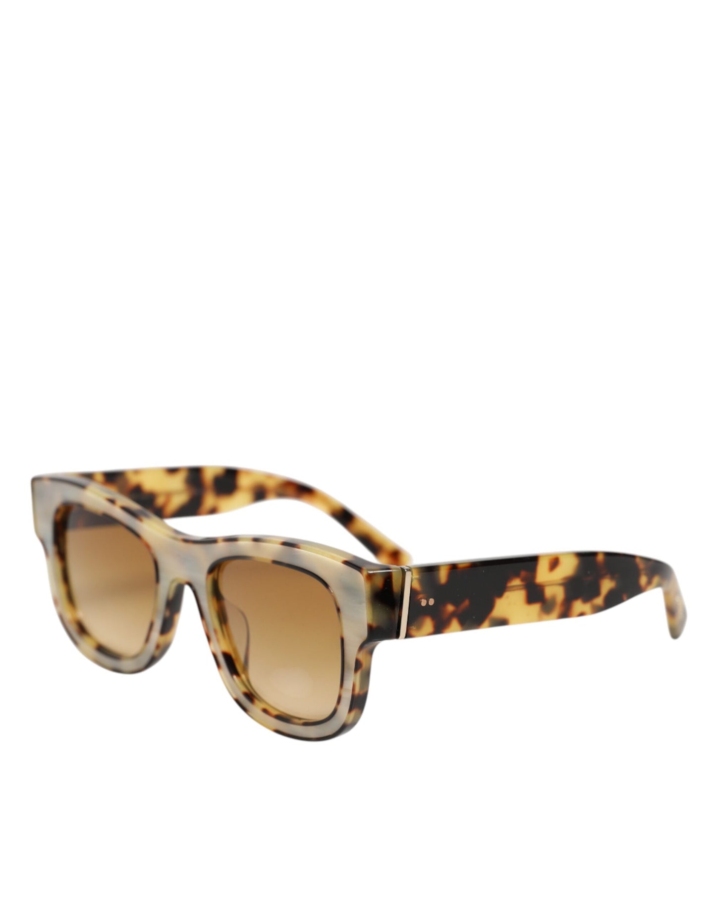 Dolce &amp; Gabbana DG4379F Sonnenbrille aus Acetat mit Farbverlauf in Schildpattoptik in Weiß